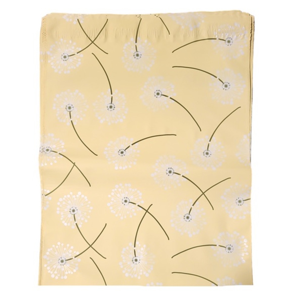 48 Dandelion Print Poly Mailers – 10x13” – Boutique Shipping Supplies – NEW